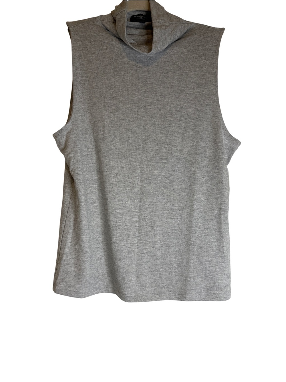 Banana Republic Gray Sleeveless Mock Neck Tank, sz M